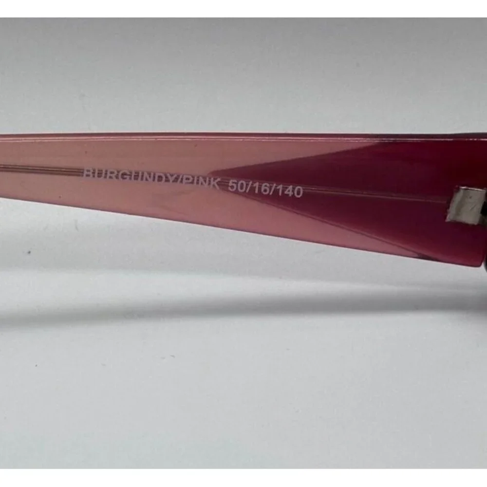 Modern Popular‎ Womens Eyeglasses Frame for Prescription Lenses Burgundy Pink